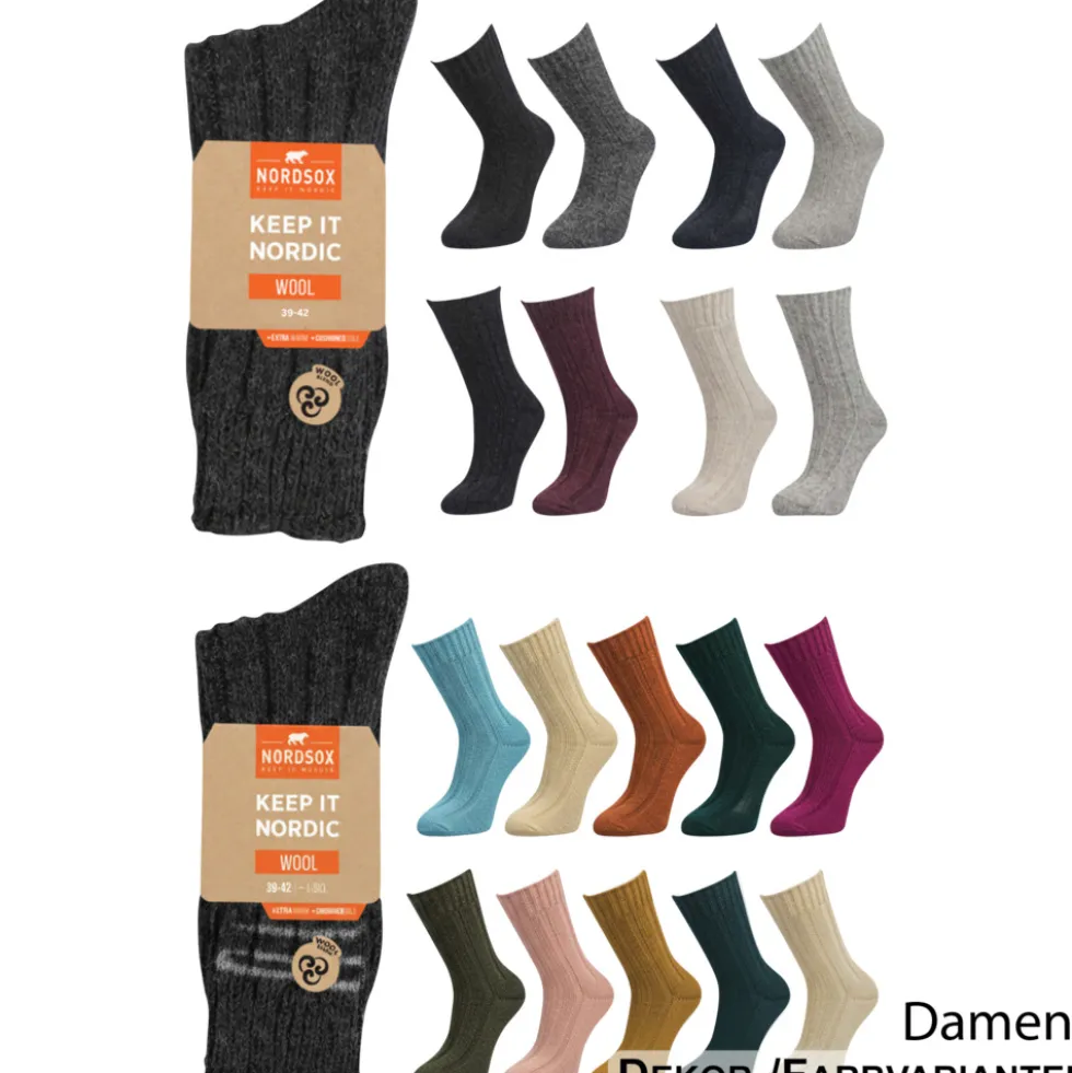 Wollsocken für Damen und Herren 1er-Pack, sortiert