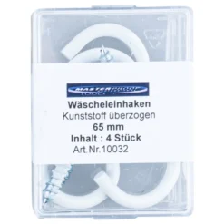 Wäscheleinhaken 65 mm mit Kunststoffbeschichtung