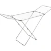 Wäscheständer 18m Metall silber 180x55x108 cm