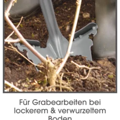 Wurzelspaten mit Sägezähnen 114 cm