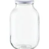XXL-Einmachglas 2000 ml mit weißem Deckel
