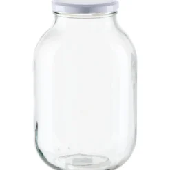 XXL-Einmachglas 2000 ml mit weißem Deckel