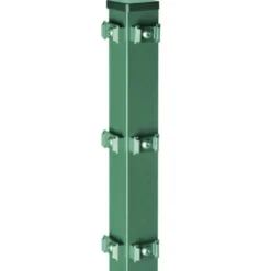 Zaun Eckpfosten Typ PM 1700 mm, Zaunhöhe 1230 mm für Zaun Michl in Moosgrün