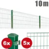 Zaunpaket MICHL ca. 1,0 m x ca. 10 m moosgrün verzinkt pulverbeschichtet