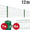 Zaunpaket MICHL ca. 1,0 m x ca. 12 m moosgrün verzinkt pulverbeschichtet