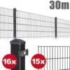 Zaunpaket PICO ca. 1,2 m x ca. 30 m anthrazit verzinkt pulverbeschichtet