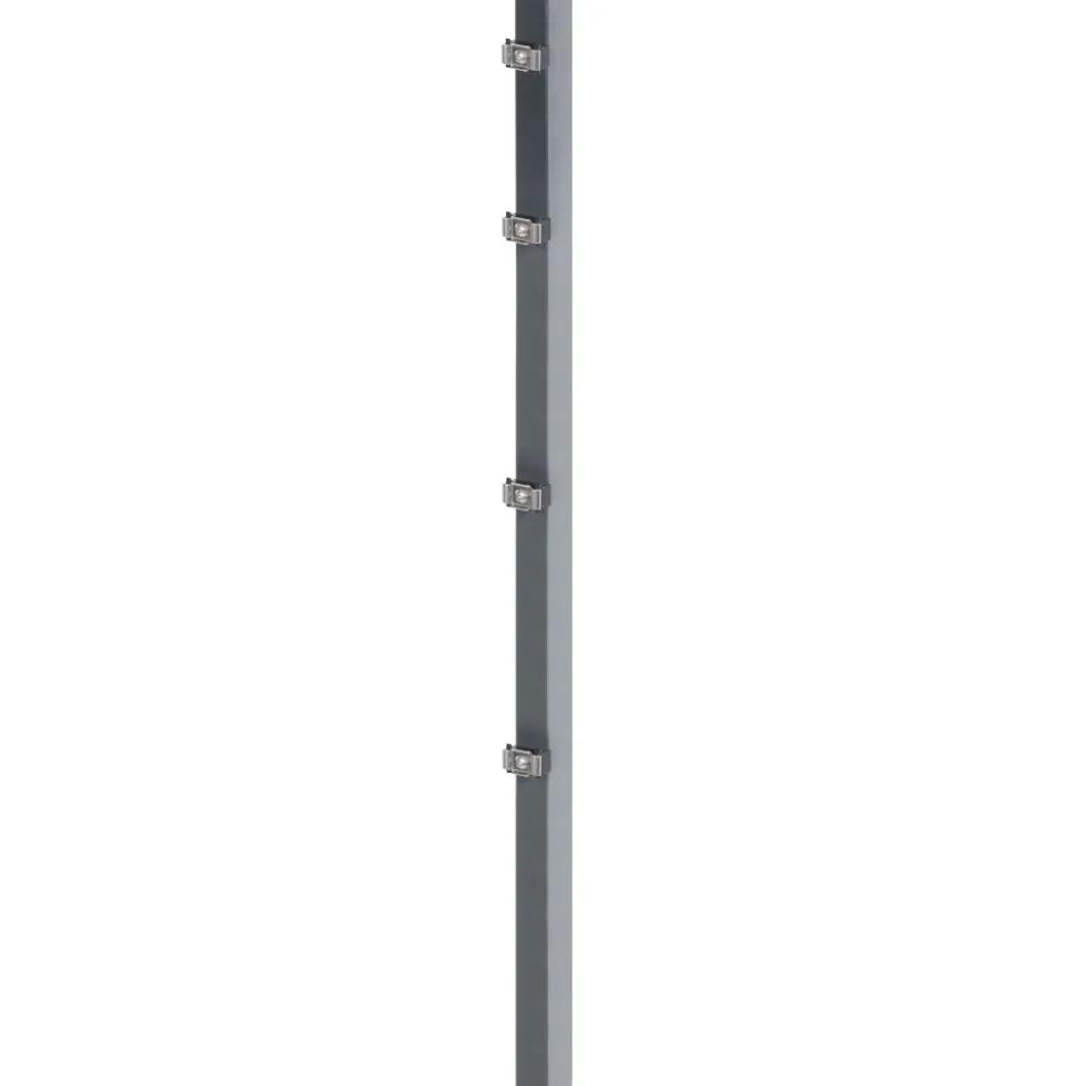 Zaunpfosten für Doppelstabmatte 60 x 40 x 2000 mm anthrazit