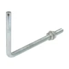 Zaunriegelhalter für Pfeiler 190mm, Stahl, verzinkt