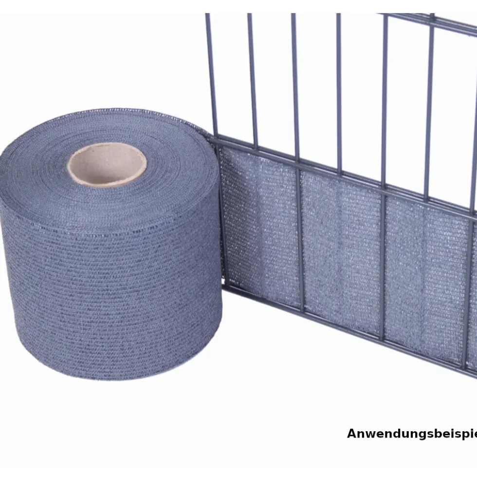 Zaun-Sichtschutz 35 m x 19 cm anthrazit mit 80 % Schattierung