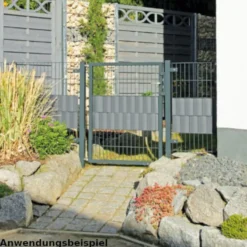 Zaun-Sichtschutz 35 m x 19 cm anthrazit 100 % blickdicht und formstabil
