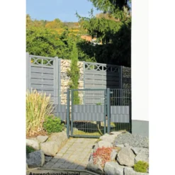Zaun-Sichtschutz 35 m x 19 cm grün 100 % blickdicht und formstabil