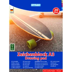 Zeichenblock A3 20 Blatt holzfrei