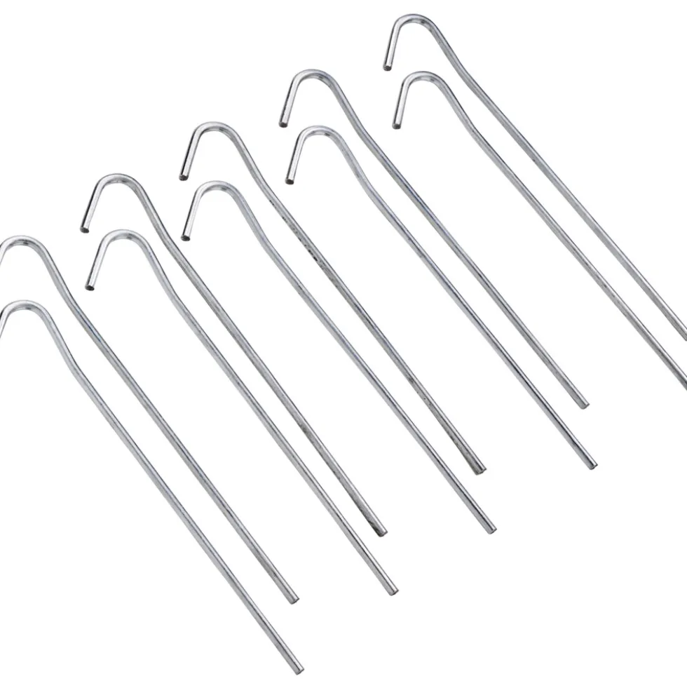 Zeltheringe Set 10 Stück aus verzinktem Stahl