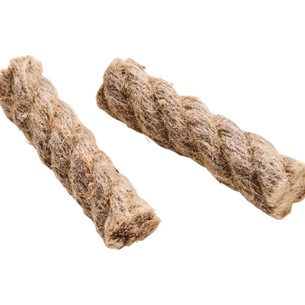 Zunder für Feuerstahl 2er Set Jute mit Paraffin